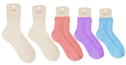 5pcs Bloqueurs De Chaussettes Taille 26-35 Planches À Chaussettes, Bloqueur De Chaussettes Planche À Chaussettes Bloqueurs De Chaussettes En Bois Planches De Chaussettes Pour Les Amateurs D'artisanat