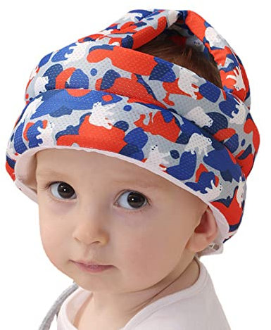 Casque de marche pour bébé - Bonnet de protection respirant et anti-chute pour la marche et le jeu