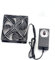 PC Lüfter 120mm 12V PC Ventilator mit Einstellbare Geschwindigkeiten, ZAKVOP Computer Lüfter AC 220V-240V, 3000RPM, Computer Ventilator für Computer Laptop Router(2)