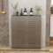 JHDXL Modern Style Radiator Cover, Horizontal Slatted Modern Radiator Covers, Radiator Covers with Storage Table and Doors, for Home Living Room Bedroom(80 * 90 * 20cm/31.5 * 35.5 * 8in)