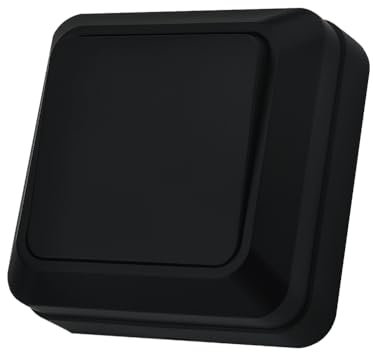 Interrupteur va et vient,interrupteur mural noir 1 voie,interrupteur mécanique mural 86 mm, interrupteur standard 10 Amp, 250 V