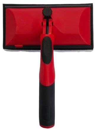 Fenteer Pincel para almohadilla de pintura, herramienta para pintar esquinas de paredes y bordes, almohadilla para pintar paredes y techos, 23cmx23cm