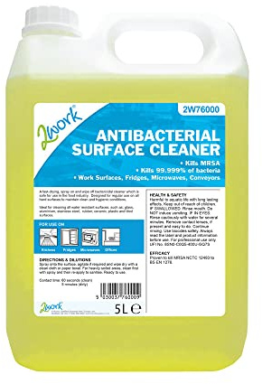 2Work Antibacterial Surface Cleaner 5 Litre Bottle 2W76000