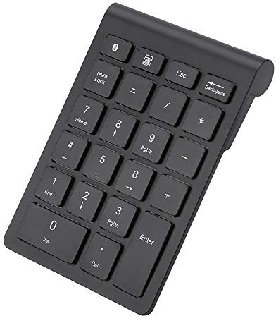 VBESTLIFE Tastiera numerica wireless Bluetooth a 22 tasti, tastierino numerico portatile per / / laptop/PC, compatibile con per iOS, Android