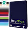 Buymax® Topper Spannbettlaken 180x200 cm Spannbetttuch 100% Baumwolle Jersey für Matratzentopper bis 12 cm Matratzenhöhe Bettlaken für Boxspringbett Topper, Blau Marineblau