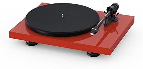 Pro-Ject Debut Carbon EVO Turntable with Sumiko Rainier Cartridge (Gloss Red)