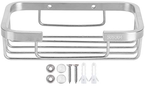 Portasapone in acciaio inox Portasapone da parete per bagno, cucina e balcone, 150 x 95 x 40 mm