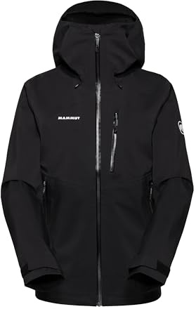 Mammut Veste hardshell pour femme de la série Alto Guide XS - Noir - Veste à capuche fonctionnelle en technologie Dry 3L, Noir, XS