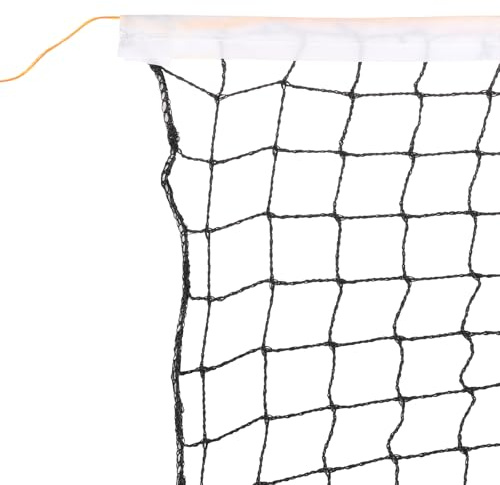 PATIKIL Red de Bádminton Portátil de 20 x 2.5 Pies, Reemplazo Deportivo para Juegos al Aire Libre, en Interiores, en la Playa y en el Patio Trasero, Color Negro