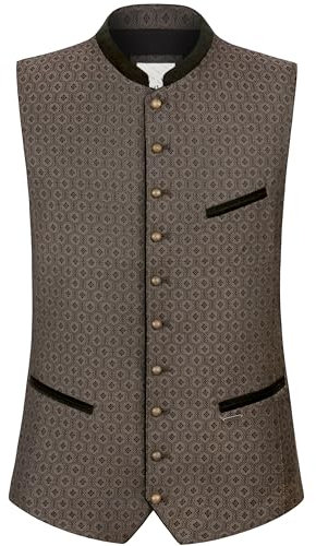 Stockerpoint Herren Corelli Trachtenweste, braun, 58