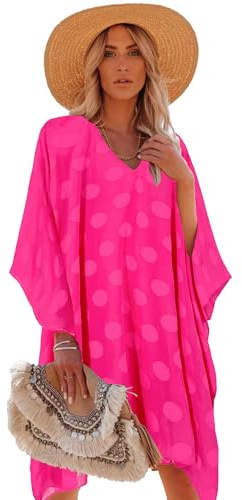 Breezy Lane Dam strand täcka upp kaftan klänning för baddräkt blommig baddräkt coverups resort kläder