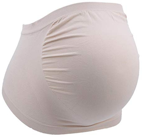 Maternity Belt, Soft Breathable Abdominal Pregnancy Support Belt Belly Maternity Band Back Bump Brace Strap Relieve Lower Back(XXL-Skin Color)