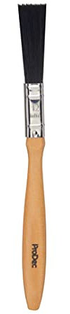 Brocha Profesional de cerdas Mixtas ProDec de 0,5 Pulgadas para Pintar con Pinturas de emulsión, Brillantes y satinadas en Paredes, techos, Madera y Metal, 0,5 12mm