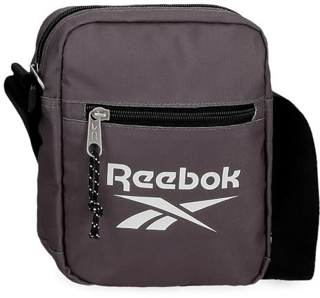 Reebok Boston Umhängetasche, grau, 17 x 21 x 7 cm, Polyester, von Joumma Bags, grau, 17x21x7 cms, Umhängetasche