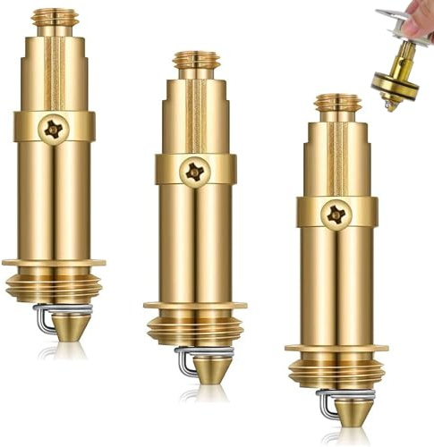 3 Stück Popup Ablaufventil,Dwaschbecken Stecker,Ruckfederelement,Ersatzschrauben Für Pop-up-Abflussstöpsel Aus Messing, Für Waschbecken,Waschbecken,Badewanne,Ablaufstopfen
