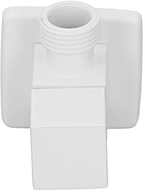 Nikou Válvula de salida de agua de 1,27 cm, cobre grueso de 1 pulgada, válvula desviadora de agua fría caliente para el hogar, válvula de salida de tres vías, color blanco, construcción