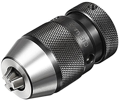 sourcing map Sans Clé Percage Mandrin B10 Taper Support Adjustable 1/64-1/4 3-Mâchoire pour Tours Fraisage Percage Machine