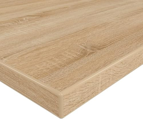 MySpiegel.de Tischplatte Holz Zuschnitt nach Maß Beschichtete Holzdekorplatte Sonoma Eiche in 19mm Stärke (90 x 90 cm, Sonoma Eiche)