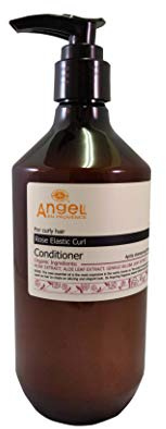 Angel en Provence - Rose Elastic Curl Conditioner (for Curly Hair) 400ml | Gently Cleanses and Leaves Hair Silky and Easy to Manage