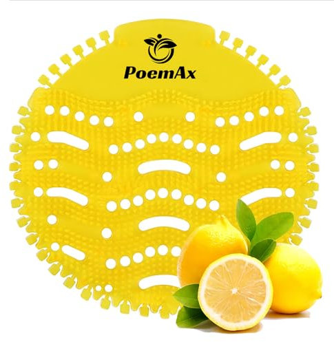 10 Pack Urinal Screen Deodorizer Mats, Long Bristle Anti-Splash Anti-Clogging Urinal Mats Scented Lasting Odor Freshener Urinal Cake –Ideal for Bathrooms, Restrooms, Offic