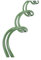 Peyca Tutor en Espiral de Acero plastificado para Plantas 180cm Pack 5 Unidades