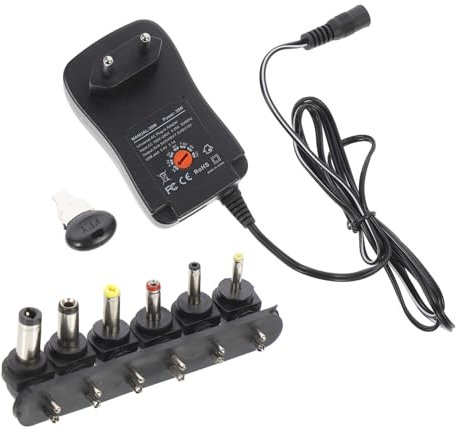 LIFKICH Adaptateur Alimentation Réglable avec Prise EU pour Appareils Domestiques Chargeur pour Routeurs LED Webcams Et Périphériques USB