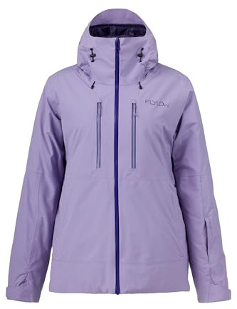 Flylow Women's Avery Jacket - Insulated Waterproof Ski & Snowboard Coat - Aurora - Large