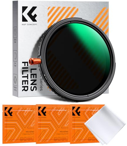 K&F CONCEPT 43 mm 3-i-1-filter ND2-ND32 & CPL & svart diffusion 1/4