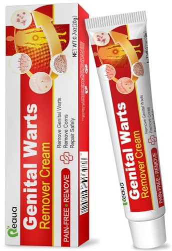 Reaua Wart Remover Fast Acting Gel Wart Remover Freeze with 17% Salicylic Acid, for the Freeze Treatment of genital Warts, Plantar Warts, and Common Warts (Such as Corns and Flat Warts)-1PACK
