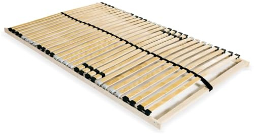 vidaXL Ribbotten utan madrass med 28 ribbor 7 zoner 120x200 cm