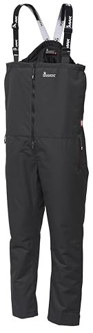 DAM ARX Thermo Bibs and Brace, Ropa de pesca, Peto de pesca, Unisex, Gris oscuro, Grande