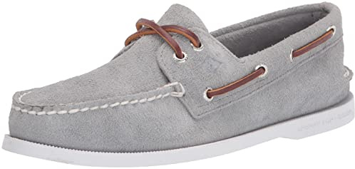 Sperry Top-Sider Herren O 2-Eye Suede Bootsschuh, grau, 43 1/3 EU