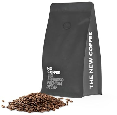 No Coffee® – No Espresso Premium Bio Espresso Bohnen entkoffeiniert (250g) | Entkoffeiniert mit Wasser | Koffeinfrei, schmeckt aber wie dein Lieblingskaffee | Kaffeebohnen koffeinfrei