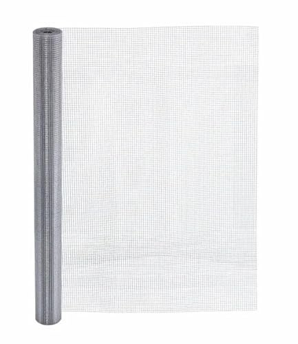 Garmix Fliegengitter Insektenschutz Moskitonetz Aluminium/Edelstahl Schwarz 100cm 1,4 x 1,6mm (10m Aluminium)