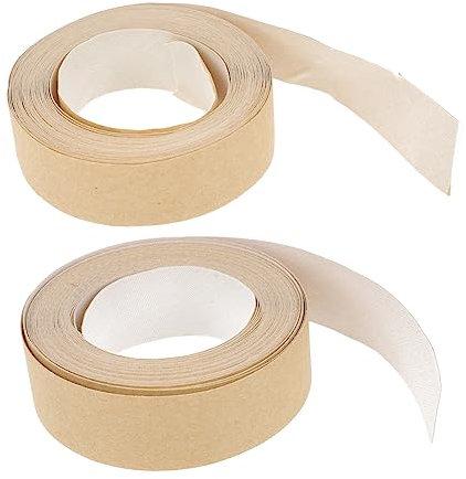 Artibetter 2 Rollos tela para envolver la pantalla accesorio de borde de cubierta de lámpara lienzo decoración pantalla de lámpara cinta para bordes de tonos claros accesorio de sombra clara