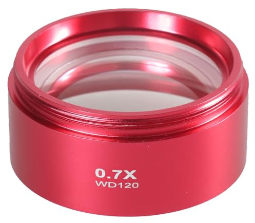 Lente industriale di vetro di Barlow della lega di alluminio della lente dell'obiettivo di Barlow della lente della macchina fotografica del microscopio 0.5/0.7
