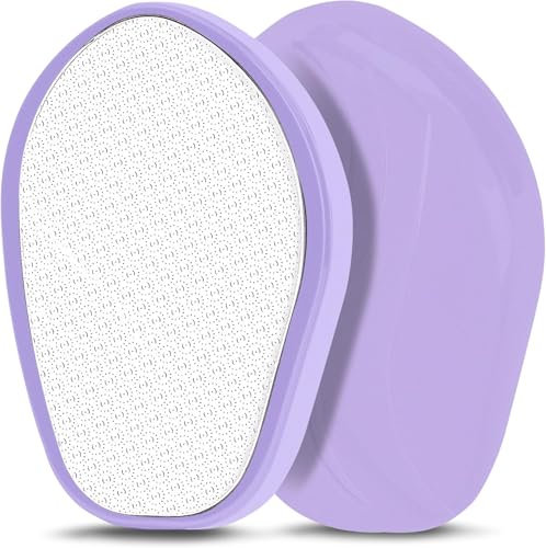UQQU Lima de pie de nano cristal, raspador de pies para eliminación de piel dura, pulidor de pies de pedicura para pies suaves y saludables, nano tecnología para mejores resultados, color morado