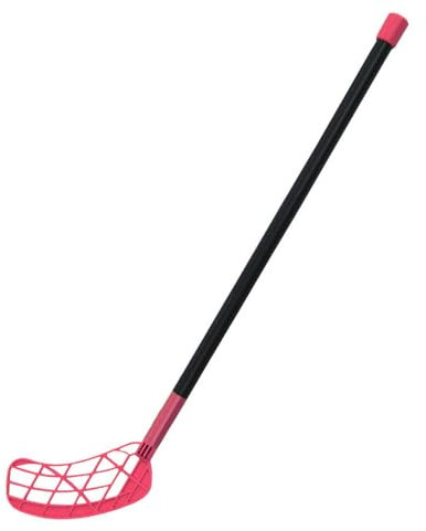 Qianly Feldhockeyschläger Floorballschläger für Kinder 75 cm für Teamaktivitäten, Rot