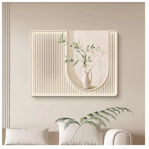 Coperchio Scatola elettrica Copertura per scatola interruttori in porcellana di cristallo con porta scorrevole, copertura decorativa per quadro elettrico e pannello elettrico nascosto per corridoio d