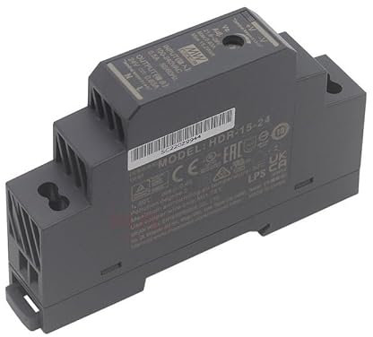 DmDoyy Alimentation Pour Rail DIN Sortie 5V DC 3A 15W, Transformateur 220V 5V, (Entrée 100-240V AC 50/60 Hz) Transformateur 5V, Pour Sonnettes,SystèMes De Surveillance Et D'Interphonie