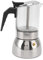 Glass Moka Pot de acero inoxidable Cafetera italiana resistente al calor de acero inoxidable para el diseño elegante para el hogar y el café para los amantes del espresso (300 ml)