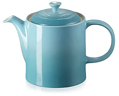 Le Creuset Grand Teapot, Stoneware, 1.3 litres, Serves 4 cups, Teal, 80703131700003