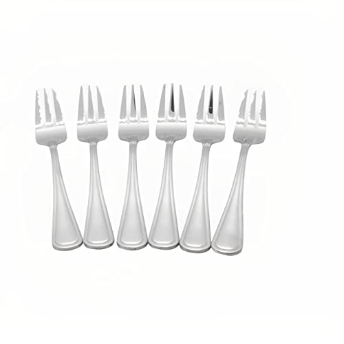 PLUS HOME TENEDORES POSTRE 6 UNIDAD 15x1.35 Cubertería de acero inoxidablepara cocina,decoracion hogar, (TENEDORES POSTRE 15X1.35CM, Colección Elegance)