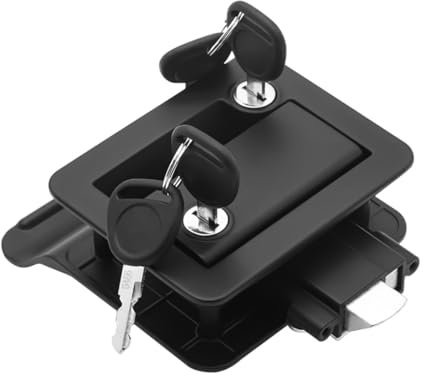 ZONADAH Double-Sided Entrance RV Compartment Lock, Specialized for Motorhomes and Travel Trailers, Door Lock With Panel Upgrade, Mechanical RV3 Accessory