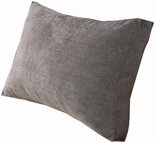 UWOBTN Cuscino da Lettura Divano, 60/70/80/90cm Schienale Testata Letto,Grande Cuscini Lettura Testiera, Removibile Lavabile Cuscino da Parete，Supporto Lombare Cuscino(Color 1,60x50+18cm)