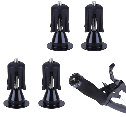 THXFUNAREA 4 Stück Fahrrad Lenkerstopfen Aluminium Fahrradlenker-Endstopfen Lenker Endkappen Lenkerstopfen Rennrad Fahrrad-Lenkerstopfen Aluminium Lenker Endkappen Bar End Plugs für Mountainbike MTBB