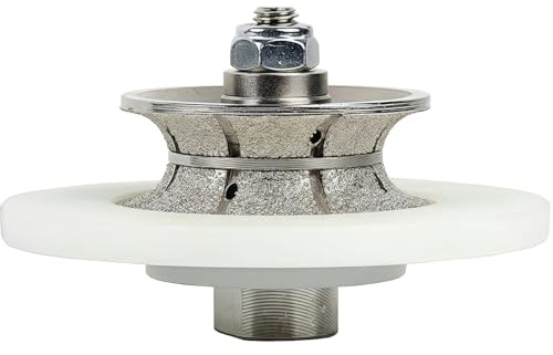 Diamond Router Bit, Hand Wheel, for Grinder Polisher Granite Marble Concrete and Countertop Edge Shaping
