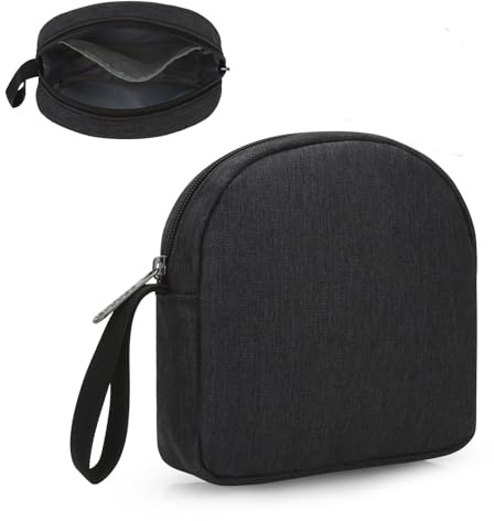 E-Tree Soft Headphone Case Bag for JBL Tune 510BT/520BT/500BT/720BT/Sony WH-CH520/510/720/710/BERIBES/SoundCore Q20/30/TOZO/KVIDIO/JLab/Bose, Travel Electronic Accessories Organizer (Black)