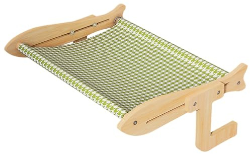 Amaca per gatti in legno da 45 cm, resistente, per animali domestici anziani, traspirante, per piccoli appartamenti e interni