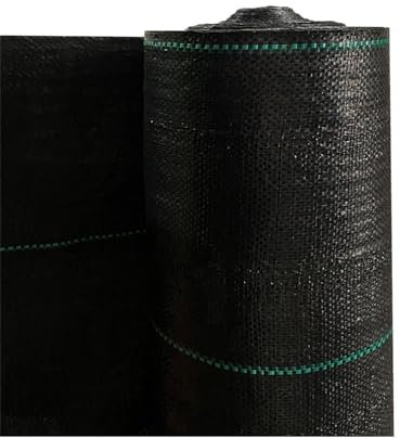 Jardin202 - Malla Antihierbas | Malla contra Malas Hierbas, Gramaje 110 Gramos Geotextil | Protección césped Artificial | Rollos Completos | 2x50 m (100m2) -